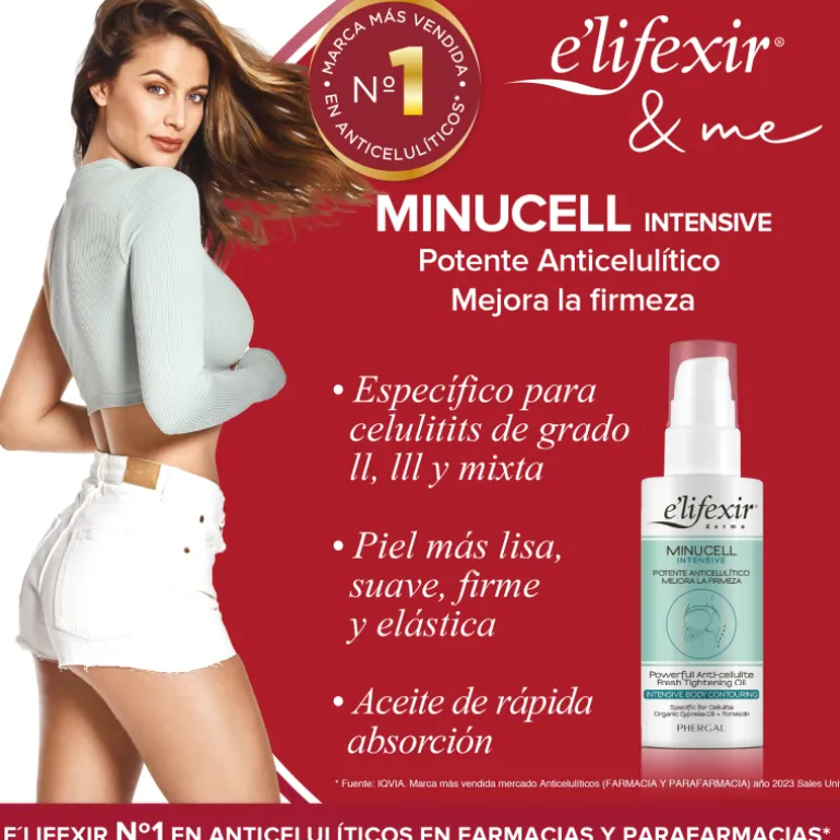 Aceite Minucell Intensive Anticelulitico Reductor Reafirmante