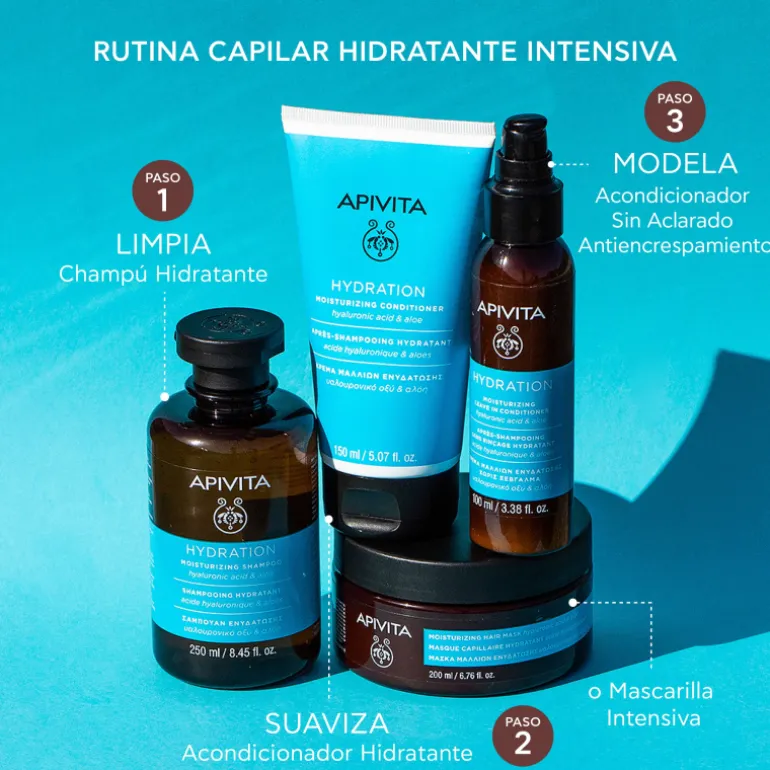 Acondicionador Hidratante sin Aclarado con Ácido Hialurónico y Aloe