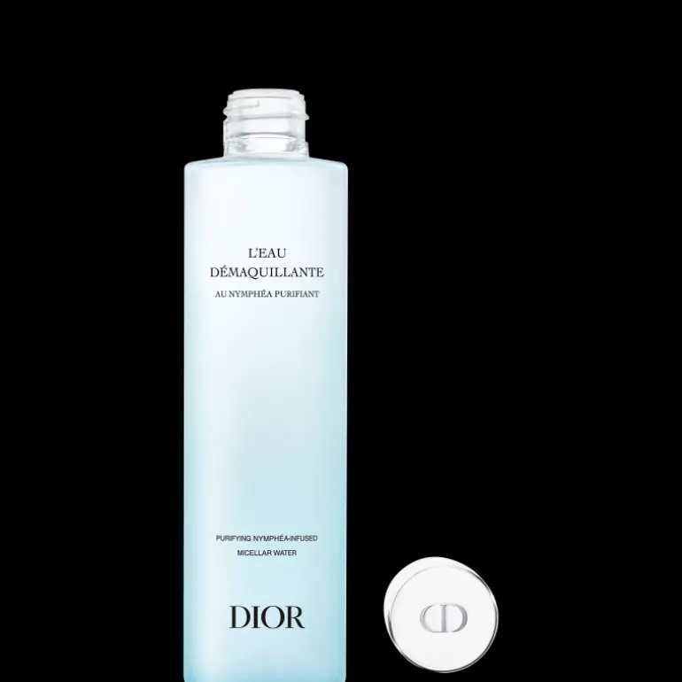 AGUA DESMAQUILLANTEAgua micelar desmaquillante para rostro y ojos - fórmula de tratamiento con nenúfar blanco francés purificante