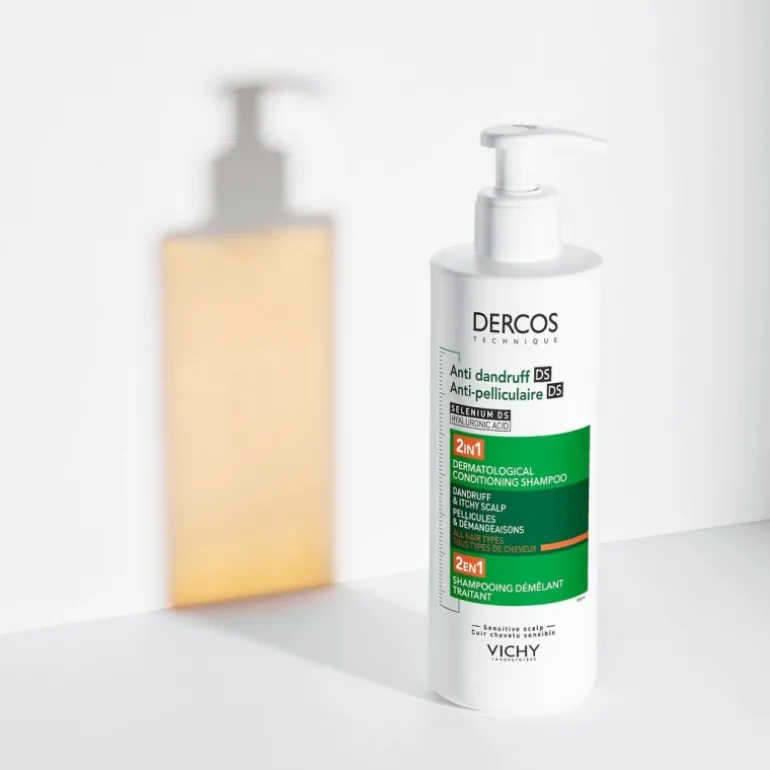 Dercos Champú Acondicionador Anticaspa 2 en 1