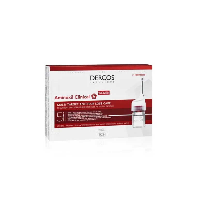 DERCOS TECHNIQUE AMINEXIL CLINICAL 5 TRATAMIENTO ANTICAÍDA
