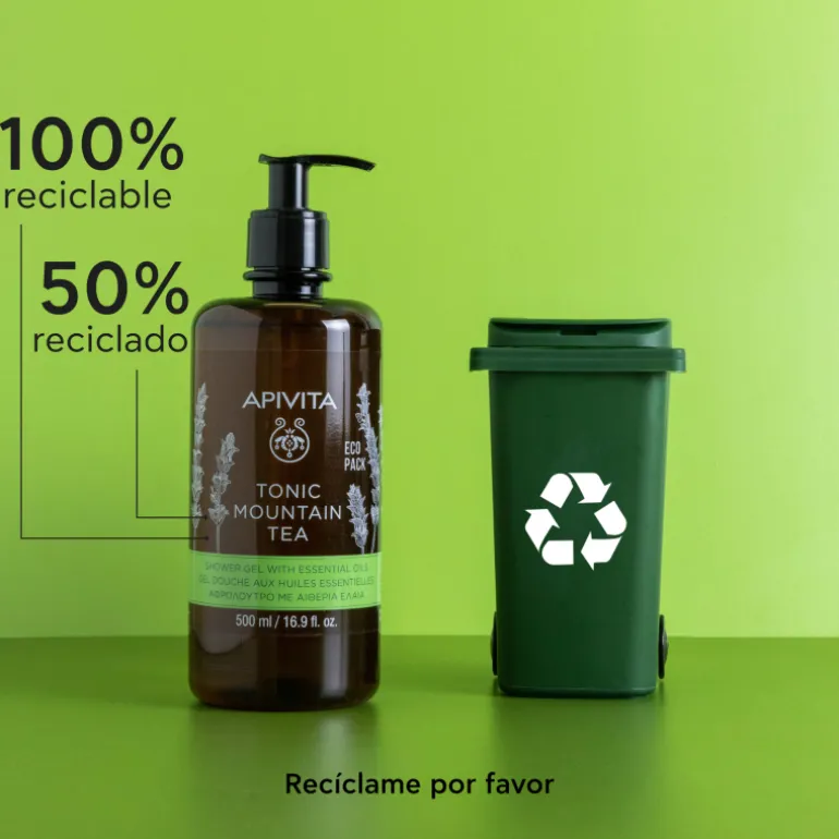 Ecopack Mountain Tea Gel De Baño con Aceites Esenciales