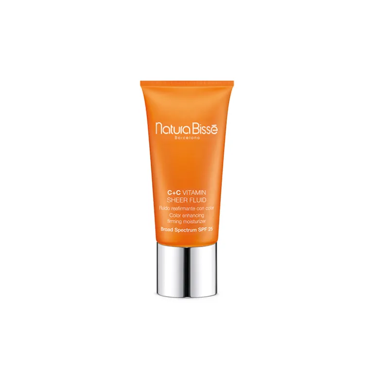 FLUIDO HIDRATANTE REAFIRMANTE CON COLOR C+C VITAMIN SHEER FLUID SPF25 50 ML NATURA BISSÉ