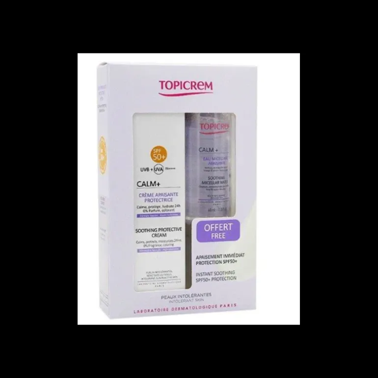 PACK CALM+ CREMA SPF50 40ML+ AGUA MICELAR 40ML DE REGALO