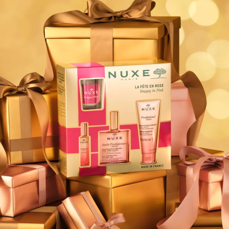 Set Prodigieuse Florale Huile + Gel de ducha + Parfum + Vela