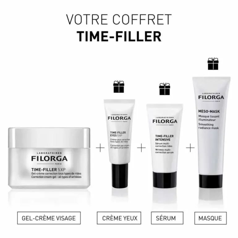 Set Time Time Filler Crema 5xp + Sérum + Contorno Ojos + Meso Mask