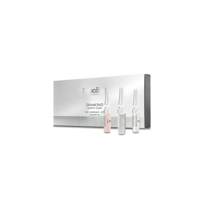 TRÍO DE AMPOLLAS PIEL PERFECTA DIAMOND INSTANT GLOW 4 TRATAMIENTOS NATURA BISSÉ